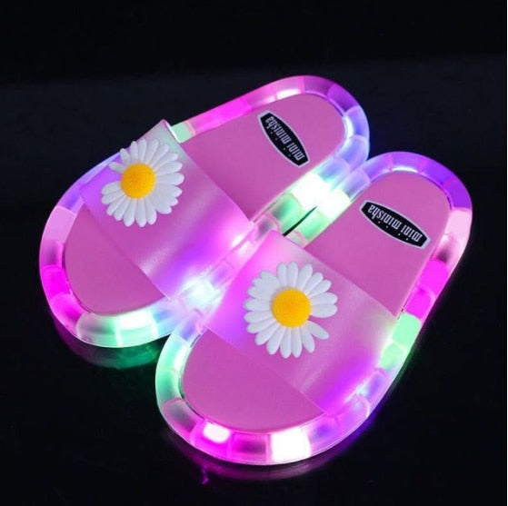 Children‘s Cartoon Lighted Slippers