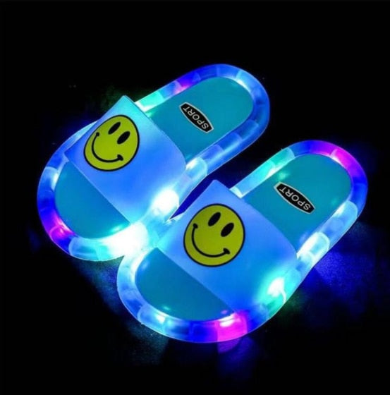 Children‘s Cartoon Lighted Slippers