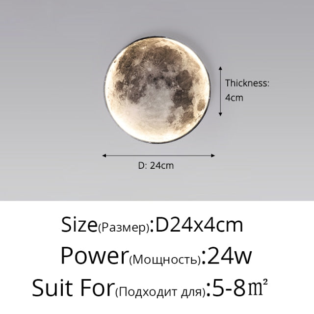 Moon LED Wall Light