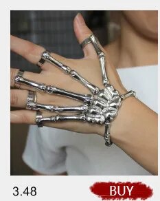 Skeleton Hand Bracelet For Women