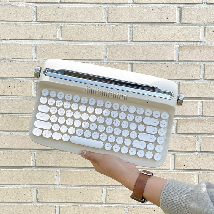 Retro Bluetooth Wireless Typewriter Keyboard