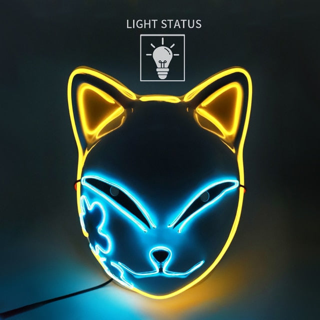 Halloween LED Cat Mask