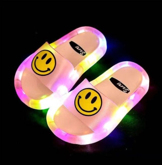 Children‘s Cartoon Lighted Slippers