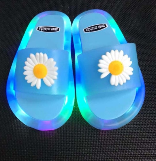 Children‘s Cartoon Lighted Slippers