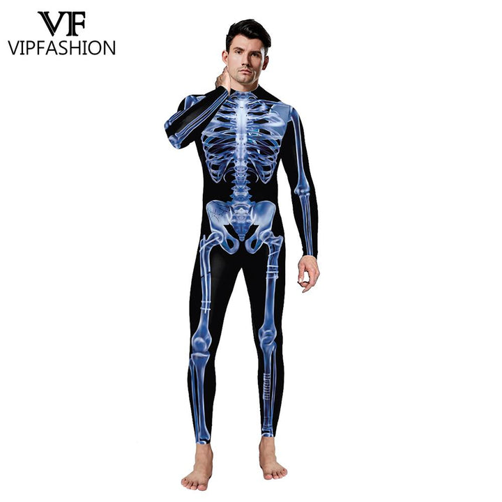 Bodysuit Skull Halloween Costumes