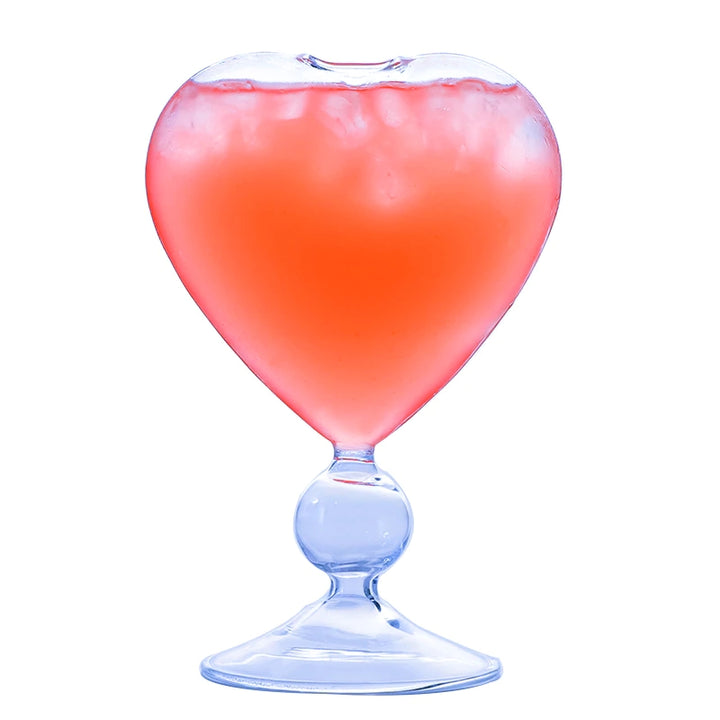 4PCS  Creative Heart-Shaped Cocktail Glasses