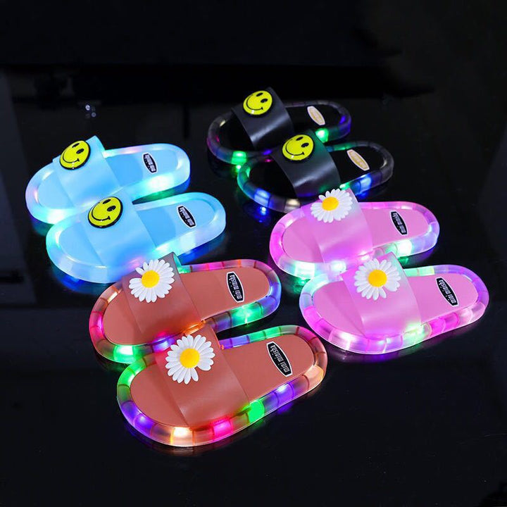 Children‘s Cartoon Lighted Slippers